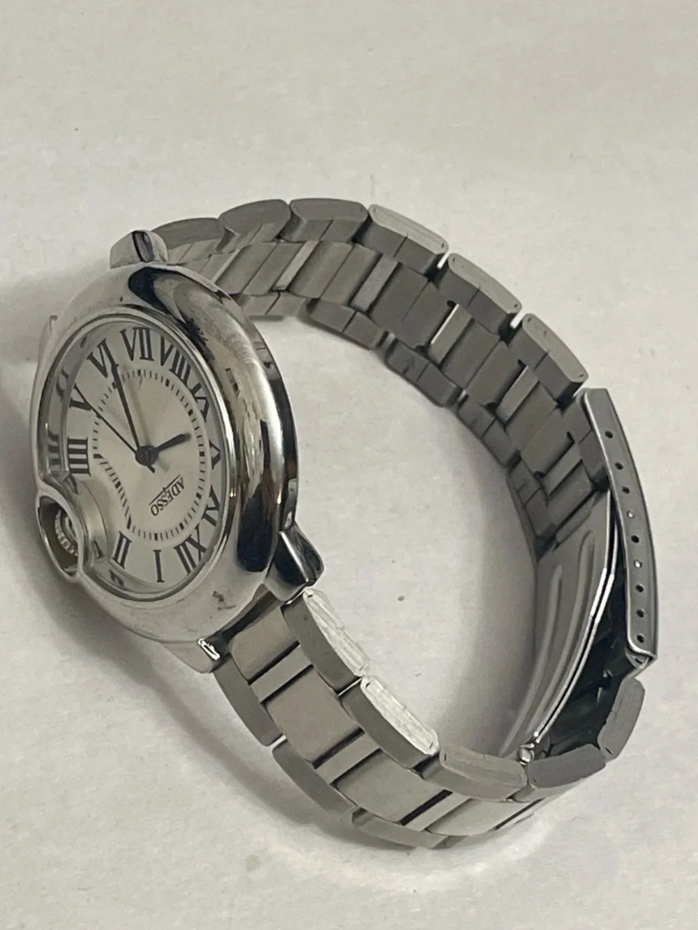 Art Deco Roman Adesso Neuvoux Stainless Men's 40mm Dress Automatic Watch